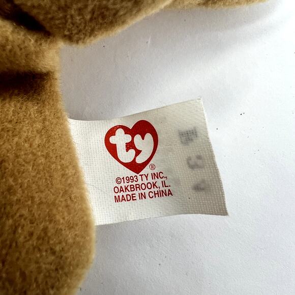 Ty Beanie Babies Iggy The Iguana, Rex The Tyrannosaurus, Spunky Dog, Rhinoceros - Picture 13 of 16